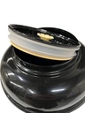 Theeblik rond 1,5kg - zwart