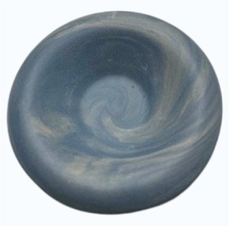 Schaaltje voor geursteen - blauw/beige 