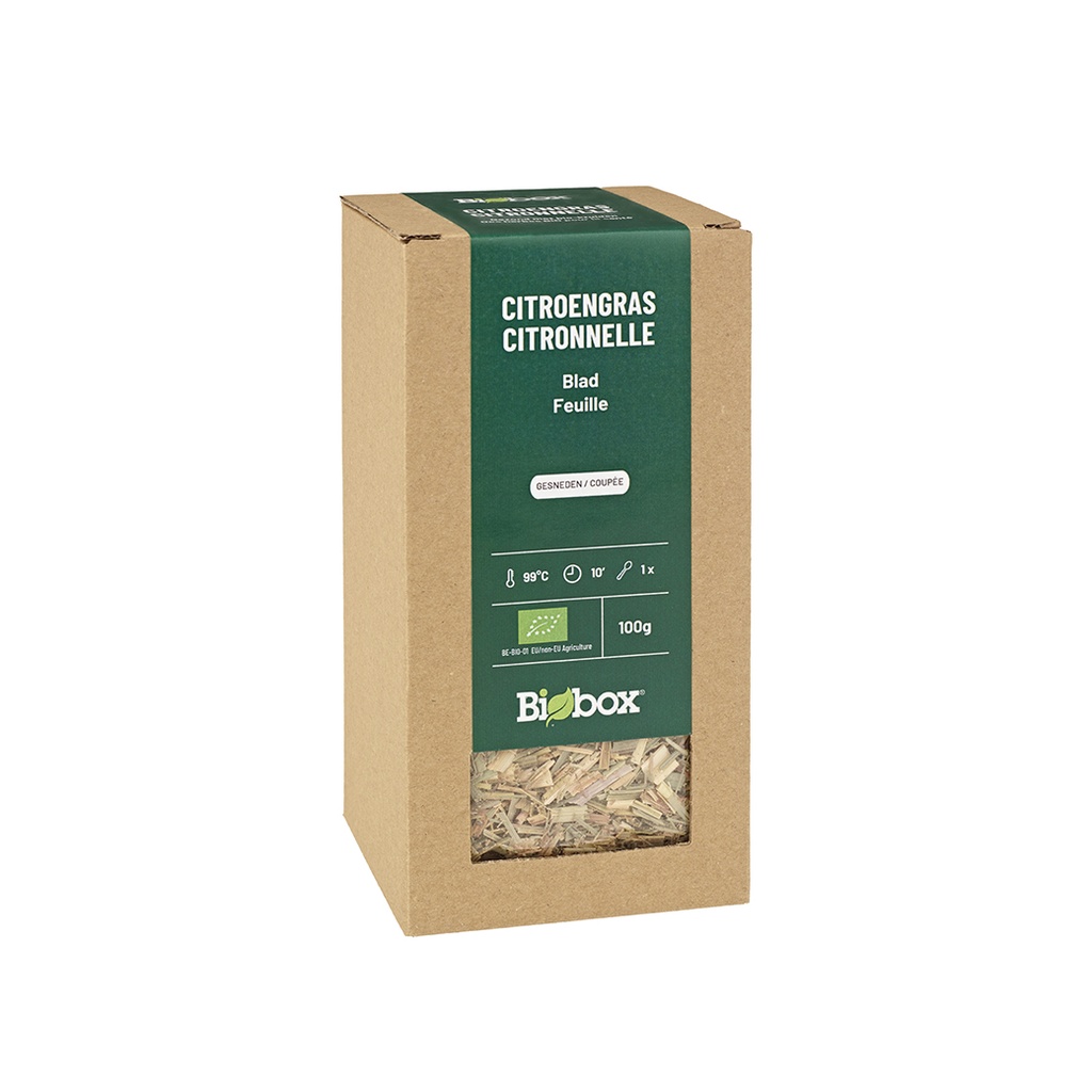 Bio* Citroengras blad gesneden