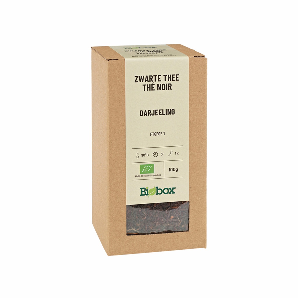 Bio* Zwarte thee Darjeeling FTGFOP1
