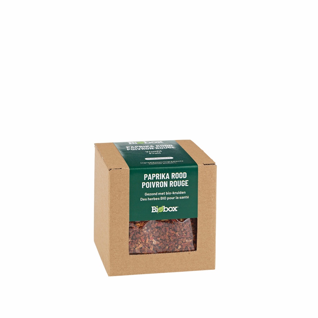 Bio* Paprika rouge coupé