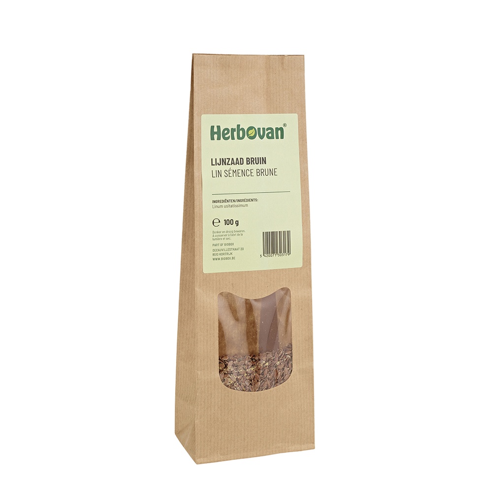 Lin sémence brune
