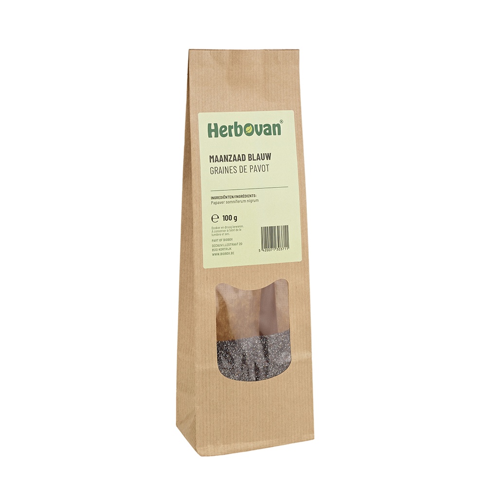 Maanzaad blauw