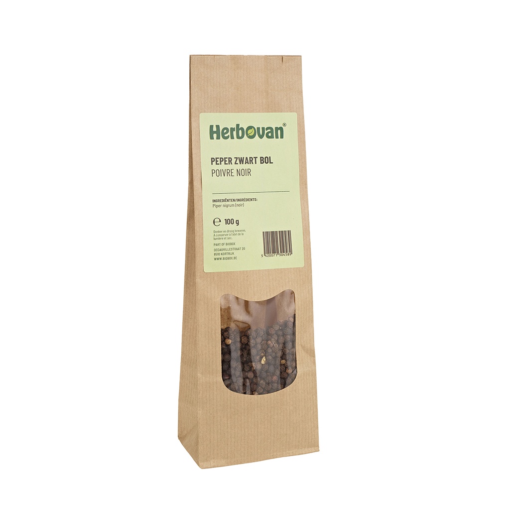 Peper zwart bol