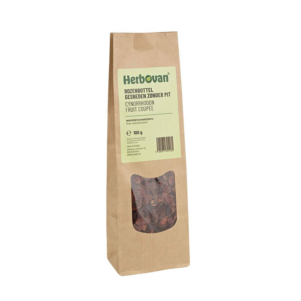 Cynorrhodon fruit coupée