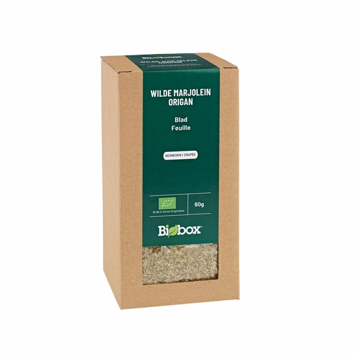 Bio* Wilde marjolein (Oregano) blad gesneden