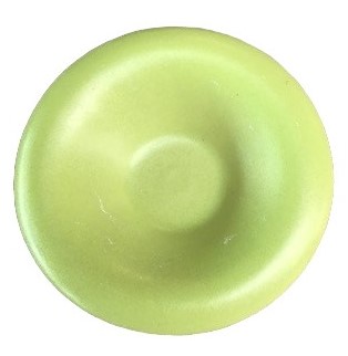[B/04976] Coupelle pour pierre odorante - vert/jaune