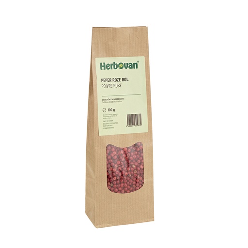 Peper roze bol