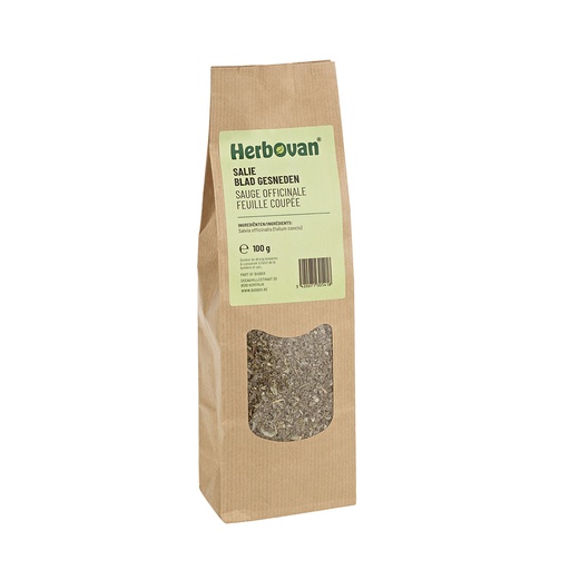 Salie blad gesneden